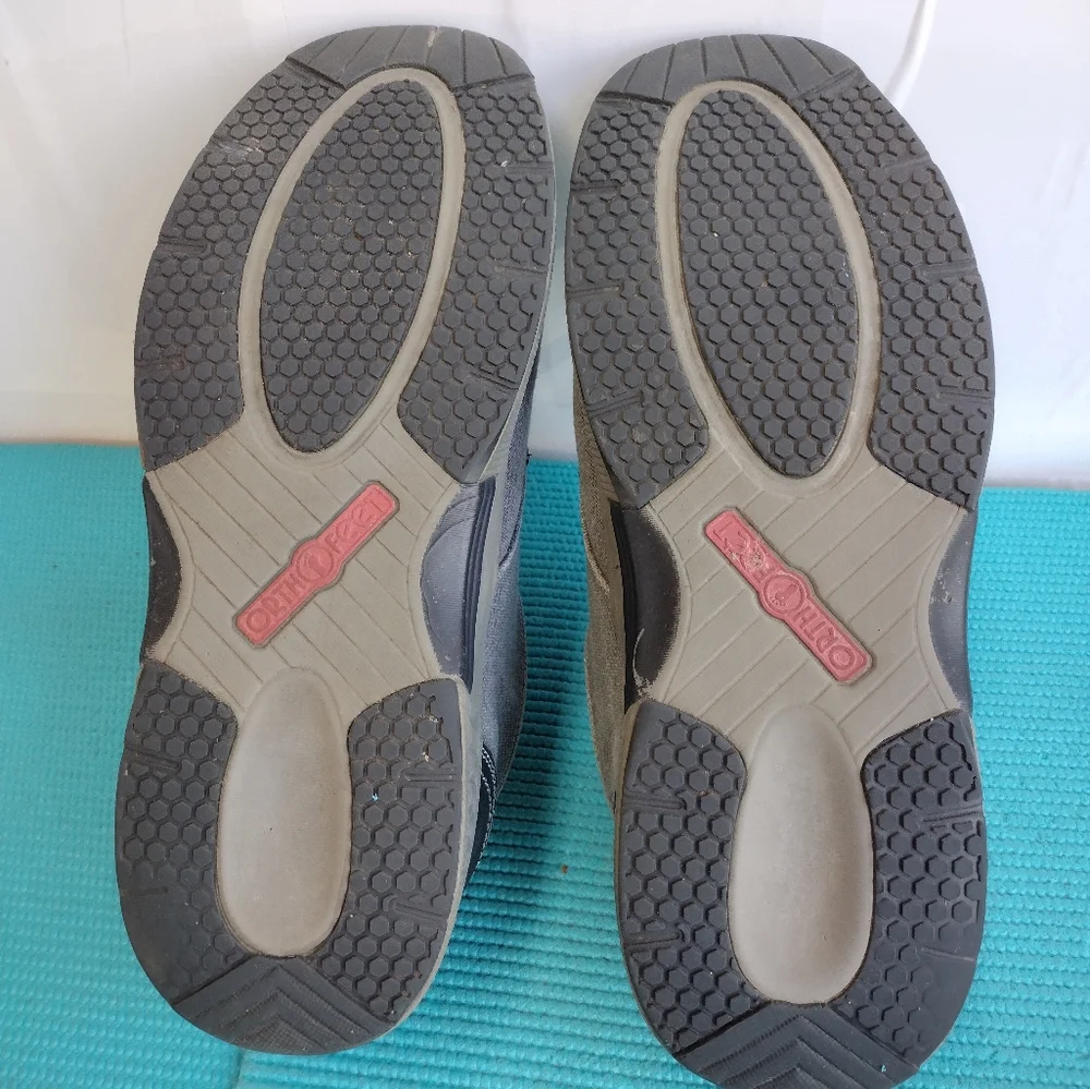 Orthofeet Shoes Men's Orthopedic Porto Canvas Loafer Sz 13 NO INSOLES